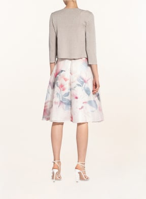 Vera Mont Bolero with 3/4 sleeve, Color: CREAM/ SILVER (Image 1)