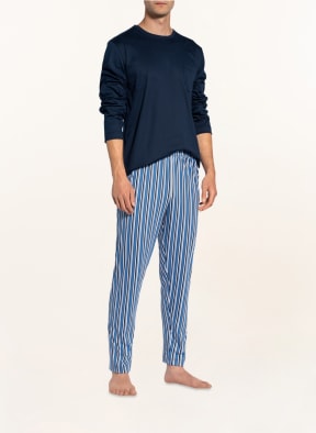 mey Pajamas , Color: DARK BLUE/ LIGHT BLUE/ WHITE (Image 1)