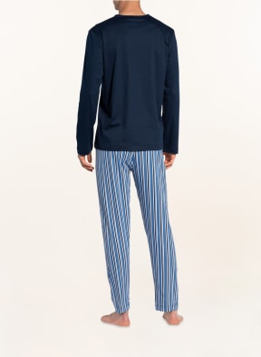 mey Pajamas , Color: DARK BLUE/ LIGHT BLUE/ WHITE (Image 1)