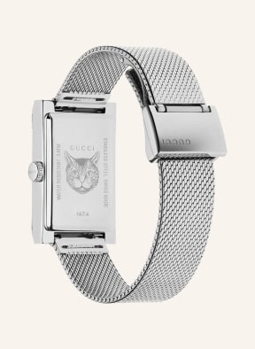 GUCCI Wrist watch G-FRAME, Color: SILVER/ GREEN/ RED (Image 1)