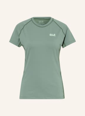 Jack Wolfskin T-shirt TOURER VENT, Color: DARK GREEN (Image 1)
