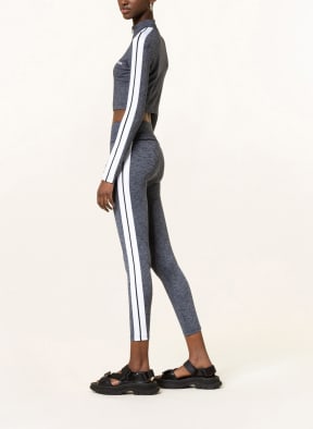 Palm Angels 3/4-Leggings mit Galonstreifen, Farbe: DUNKELBLAU (Bild 1)