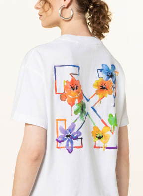 Off-White T-Shirt, Farbe: WEISS/ BLAU/ ORANGE (Bild 1)