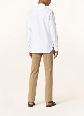 ZEGNA Hemd Slim Fit mit Leinen, Farbe: WEISS (Bild 1)