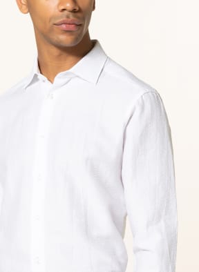 ZEGNA Hemd Slim Fit mit Leinen, Farbe: WEISS (Bild 1)