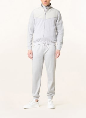eleventy Vest in mixed materials, Color: LIGHT GRAY (Image 1)