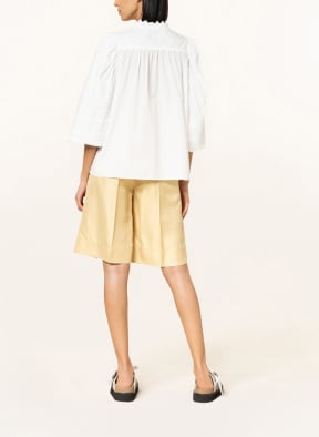 MUNTHE Blusenshirt HELIX mit Spitze und 3/4-Arm, Farbe: WEISS (Bild 1)