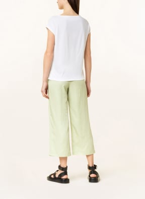 Betty Barclay T-shirt in linen with decorative gems, Color: WHITE (Image 1)