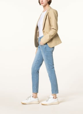MOS MOSH 7/8 jeans NAOMI with decorative gems, Color: 406 LIGHT BLUE (Image 1)