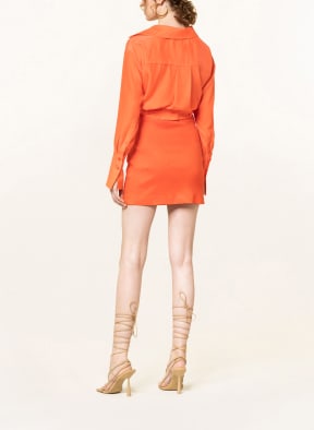 GAUGE81 Skirt MANI with linen, Color: NEON ORANGE (Image 1)