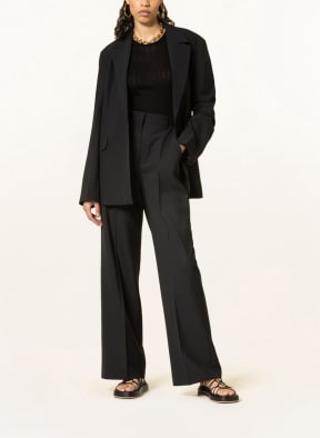 Nanushka Wide leg trousers ELAINA, Color: BLACK (Image 1)