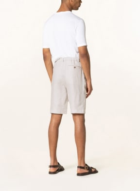 FIORONI Linen shorts in jogger style slim fit, Color: CREAM (Image 1)