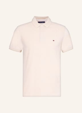 TOMMY HILFIGER Terry cloth polo shirt regular fit, Color: BEIGE (Image 1)