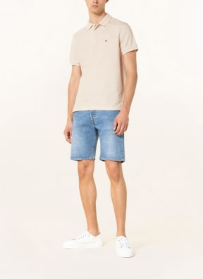 TOMMY HILFIGER Terry cloth polo shirt regular fit, Color: BEIGE (Image 1)