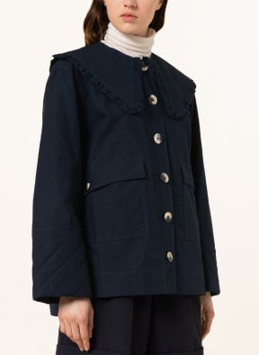GANNI Overjacket , Farbe: DUNKELBLAU (Bild 1)