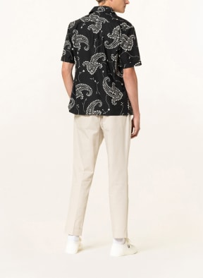 FRED PERRY Resort shirt comfort fit, Color: BLACK/ WHITE (Image 1)