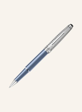 MONTBLANC Rollerball pen MEISTERSTÜCK GLACIER DOUÉ, Color: BLUE GRAY/ SILVER (Image 1)