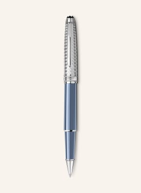 MONTBLANC Rollerball pen MEISTERSTÜCK GLACIER DOUÉ, Color: BLUE GRAY/ SILVER (Image 1)