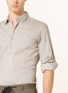BOSS Shirt RONNI slim fit , Color: BEIGE/ WHITE (Image 1)