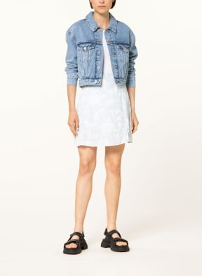 TOMMY JEANS Skirt, Color: WHITE/ LIGHT BLUE (Image 1)