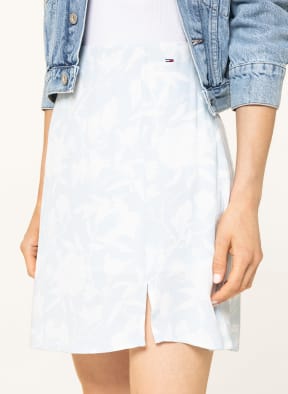 TOMMY JEANS Skirt, Color: WHITE/ LIGHT BLUE (Image 1)