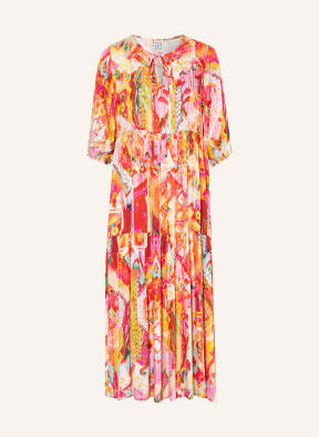 Emily VAN DEN BERGH Kleid, Farbe: HELLORANGE/ ROT/ WEISS (Bild 1)