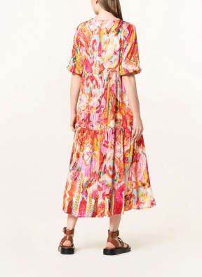 Emily VAN DEN BERGH Kleid, Farbe: HELLORANGE/ ROT/ WEISS (Bild 1)