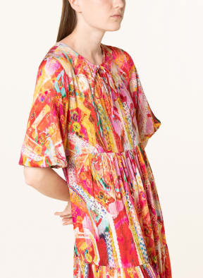 Emily VAN DEN BERGH Kleid, Farbe: HELLORANGE/ ROT/ WEISS (Bild 1)