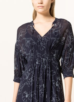 BOSS Kleid DANORETA mit 3/4-Arm , Farbe: DUNKELBLAU/ HELLBLAU (Bild 1)