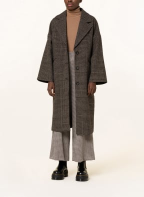 ICHI Coat IHEMMALI, Color: BLACK/ BROWN (Image 1)