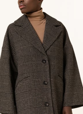 ICHI Coat IHEMMALI, Color: BLACK/ BROWN (Image 1)