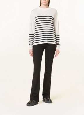 MARC CAIN Sweater, Color: 190 white and black (Image 1)