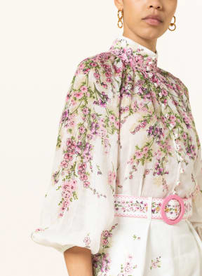 ZIMMERMANN Blouse JUDE, Color: PINK/ OLIVE/ ECRU (Image 1)