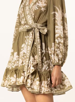 ZIMMERMANN Wickelkleid ANNEKE, Farbe: OLIV/ BEIGE (Bild 1)