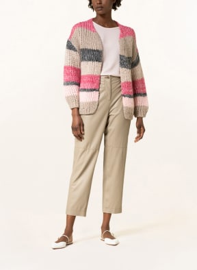 LUISA CERANO Strickhülle mit Alpaka, Farbe: ROSA/ BEIGE (Bild 1)