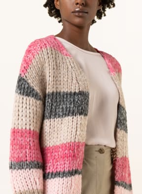 LUISA CERANO Strickhülle mit Alpaka, Farbe: ROSA/ BEIGE (Bild 1)