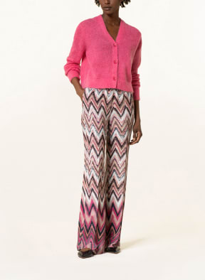 LUISA CERANO Cardigan with mohair, Color: PINK (Image 1)