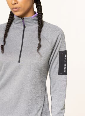 new balance Running shirt AT, Color: GRAY (Image 1)