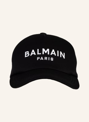 BALMAIN Cap, Color: BLACK/ WHITE (Image 1)