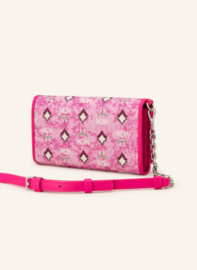 MCM Neck wallet AREN, Color: PINK/ WHITE (Image 1)