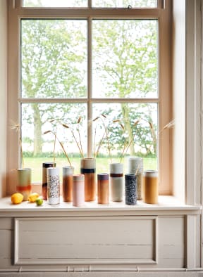 HK living Vase , Farbe: HELLBLAU/ GRAU/ BRAUN (Bild 1)
