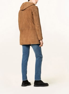 MILESTONE Leather jacket PINTO, Color: COGNAC (Image 1)