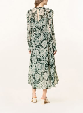 Phase Eight Dress INDIANA with frills, Color: WHITE/ GREEN/ DARK GREEN (Image 1)