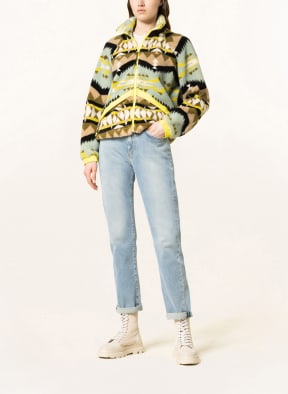 WOOLRICH Teddyfell-Jacke, Farbe: HELLGRÜN/ BEIGE/ GELB (Bild 1)