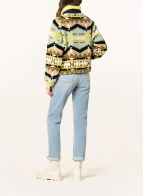 WOOLRICH Teddyfell-Jacke, Farbe: HELLGRÜN/ BEIGE/ GELB (Bild 1)