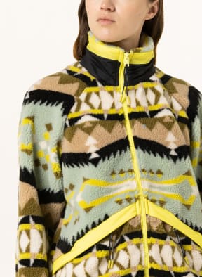 WOOLRICH Teddyfell-Jacke, Farbe: HELLGRÜN/ BEIGE/ GELB (Bild 1)