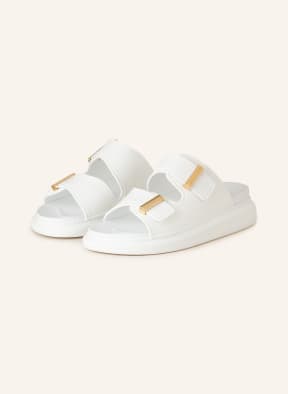 Alexander McQUEEN Platform slides, Color: WHITE (Image 1)
