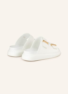 Alexander McQUEEN Platform slides, Color: WHITE (Image 1)