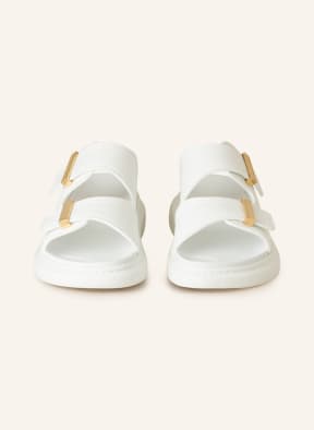 Alexander McQUEEN Platform slides, Color: WHITE (Image 1)
