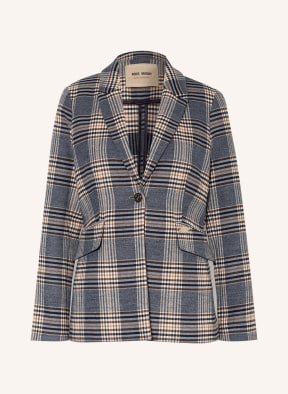 MOS MOSH Blazer ARZO , Color: BLUE/ ECRU/ DARK BROWN (Image 1)
